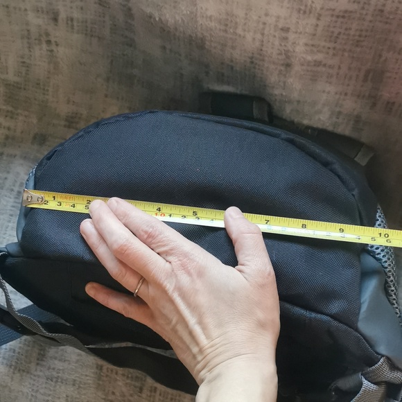 Small Dog pet Backpack knapsack carry bag blue grey gray black BK New NWT - Picture 8 of 9